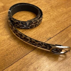 Leopard Print Belt